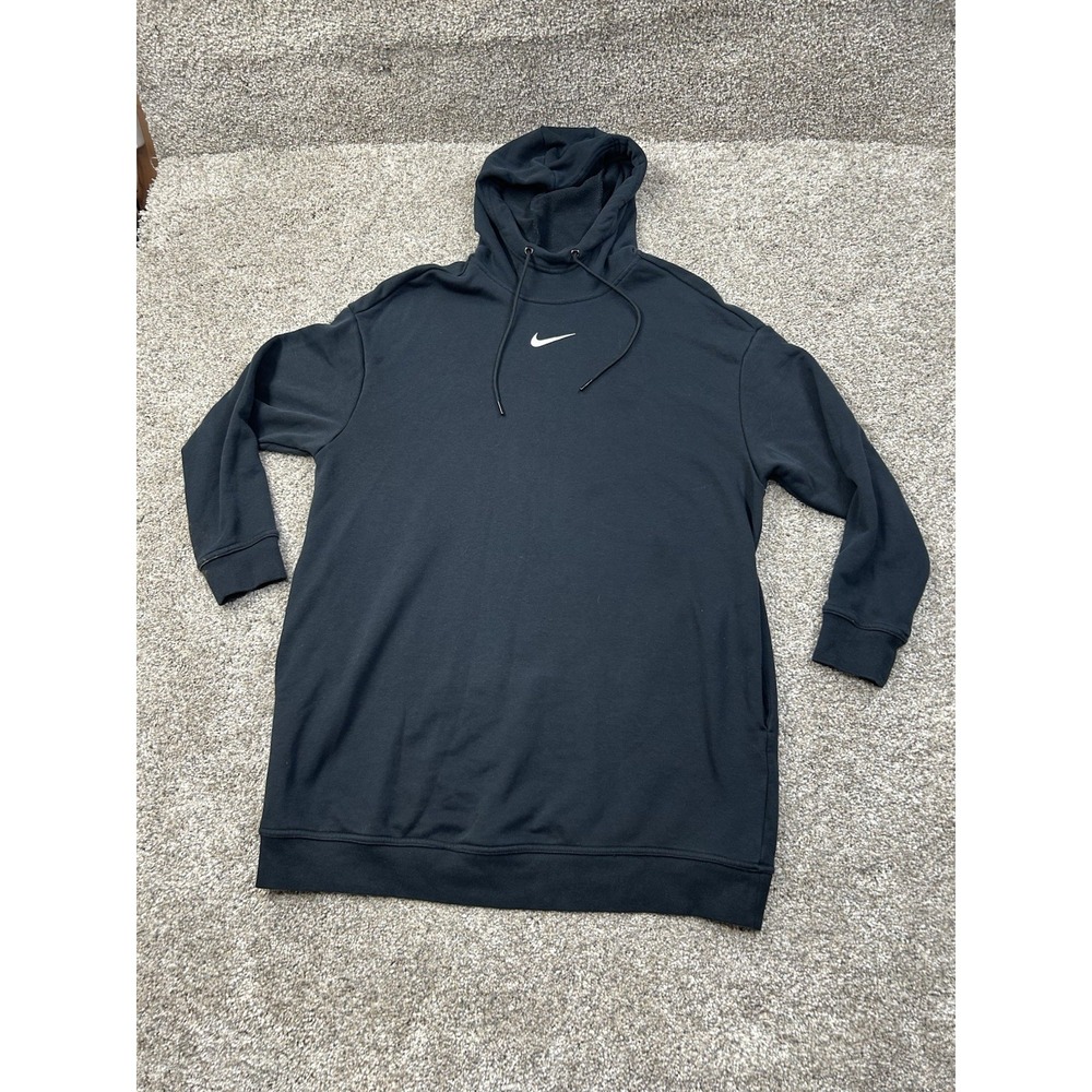 Nike Club Fleece Hoodie Sweatshirt Mens S Black Sports Athletic Outwear